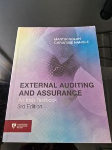 External auditing and assurance