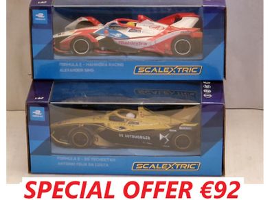 Scalextric Formula E Boxed Twin Pack. - Slot Cars ( special offer )