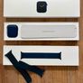 Apple Watch Series 6 BLUE plus leather strap Image 4