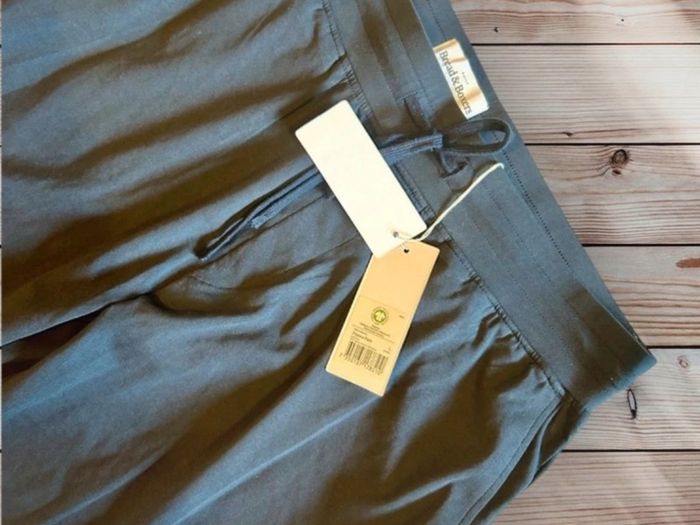Bread & Boxers Mens Pyjama Bottoms Navy Blue Lounge Pants