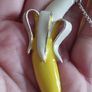 Necklace with a pendant in the form of a banana Image 3