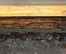 Rustic Driftwood Stove Mantle / Shelf