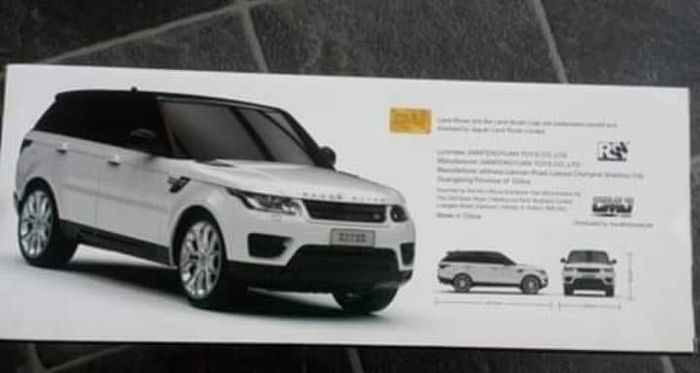 Remote control range rover brand new