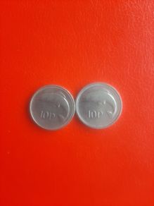 2 Irish 10p 1993 and 1994