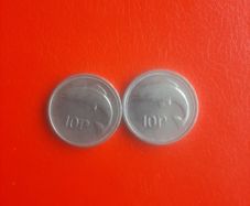 2 Irish 10p 1993 and 1994