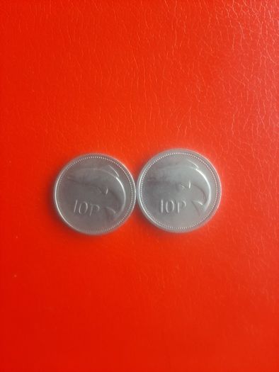 2 Irish 10p 1993 and 1994