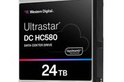WD Ultrastar DC HC580 internal hard drive 24TB 7200 RPM 512 MB 3.5" Serial ATA