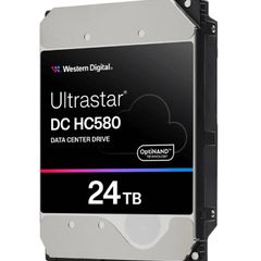 WD Ultrastar DC HC580 internal hard drive 24TB 7200 RPM 512 MB 3.5" Serial ATA