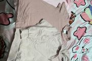 Three male pink T-shirts
