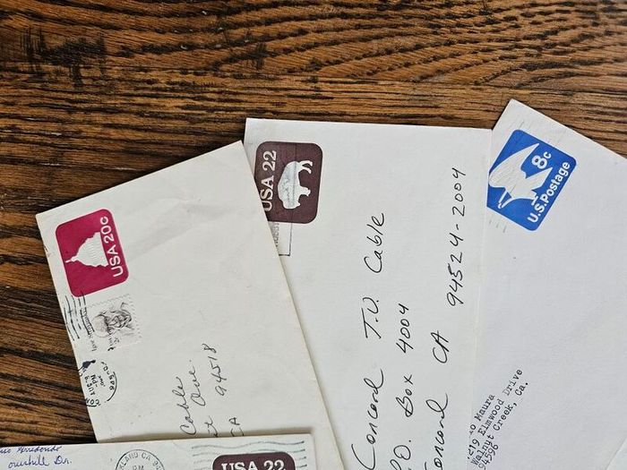 USA United States 12 Used Envelopes with Stamps and 2 Loose 4 Cent Stamps