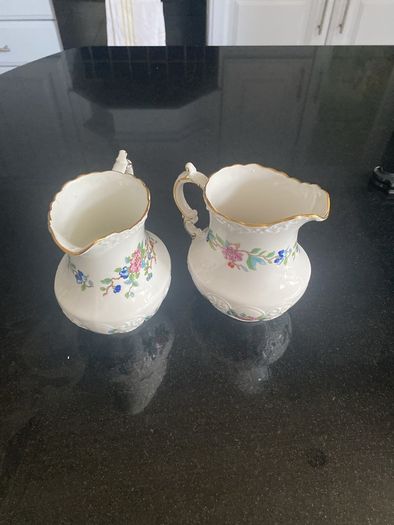 Aynsley large Pembroke jugs