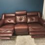 Leather sofa in very good condition!! Image 8