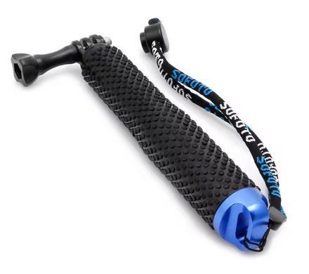 Extendable Pole Mini Selfie Stick Waterproof Monopod Blue For action camera