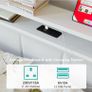3FT Single Bed Frame with LED Lights and Charging Station Image 7