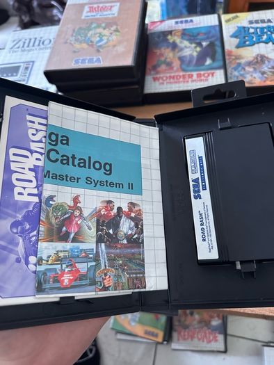 Sega Master System console and games Sonic