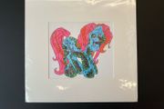 Mounted colourful Anime Print -My Little Pony