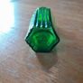 Antique Miniature Green Glass Poison Bottle. Victorian 1/2 oz Size (70mm) NOT TO BE TAKEN. Image 5