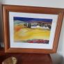 Juliane Jhan Print Titled: A View Of Tuscany. :framed 69cm Wide X 51cm Heigh.  Apeture  40cm X 28cm. Image 5