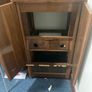 Vintage radio walnut cabinet Image 2