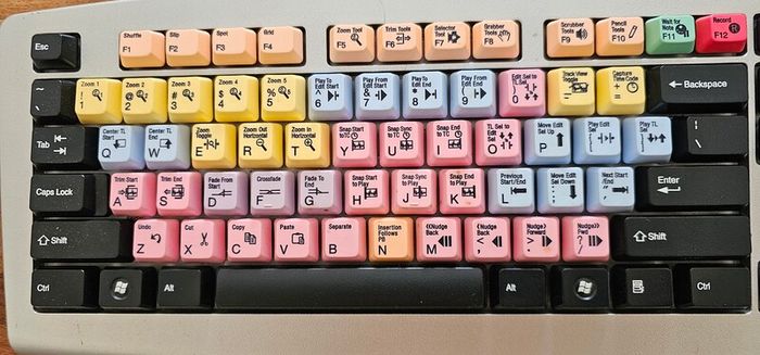 sigidesign KB-0173 PS/2 QWERTY Pro Tools