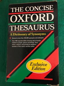 The Concise Oxford Thesaurus
