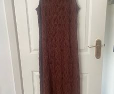 M&S Brown Stretch Dress Size 14