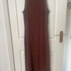 M&S Brown Stretch Dress Size 14