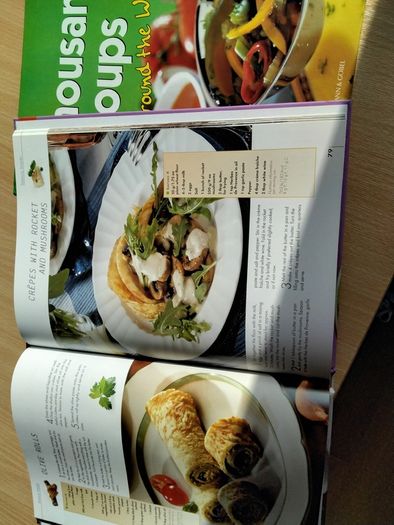 Cookbook set Waffles and Crepes + 1,000 Soups
