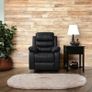 FINAL UNITS Bargain Recliner Chair Black & Brown Image 9