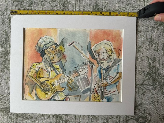 Painting - Watercolour - Dead & Company