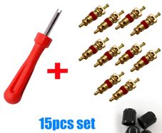 Copper Valve Core Car Motorcycle Bike Tire Valve Core American/US Vacuum Tyre Valve Stems Core Remover Bicycle Auto Accessories