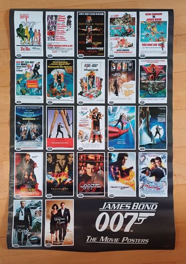 james Bond Large one sheet Poster