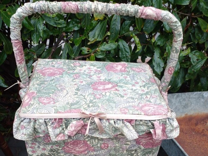 Large Vintage Sewing Box