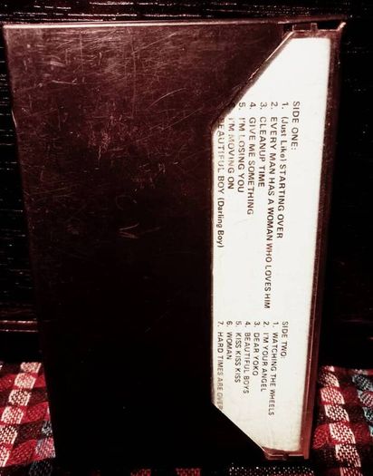 1980. John Lennon. Yoko Ono. Double Fantasy. Cassette Tape.