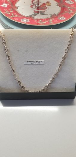 silver necklace