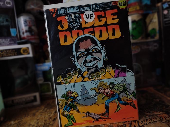 Judge Dredd ! Issue #31 ! by Alan Grant ! Copper Age Comic from 1986 ! by Eagle !
