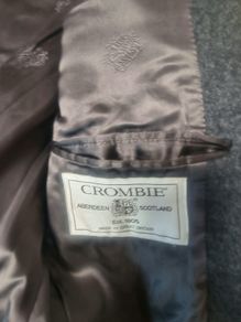 Vintage Crombie pure new wool overcoat