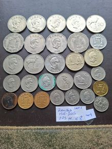A Lot of 220+ grams of coins from Zambia (1968-2013)