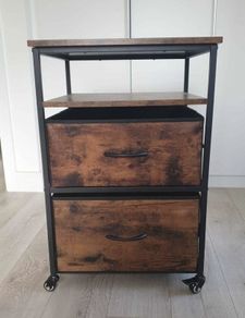cabinet with drawers on castor wheels