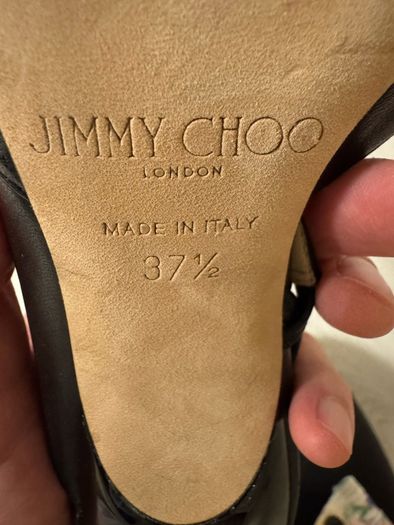 Jimmy Choo High Heels - Black size 37 1/2