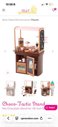 Our Generation Hot Chocolate Stand