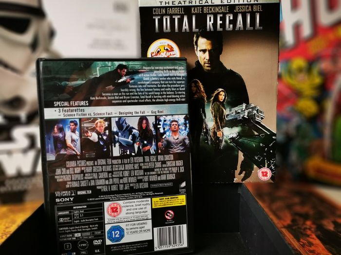 Total Recall ! Theatrical Edition ! DVD ! 2012 ! Starring Collin Farell ! Sci-Fi Movie !