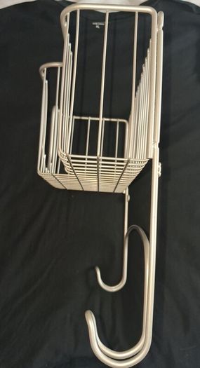 Brand New 2 Hook & Compartment Storage - Hair Dryer, Etc - Approx Size - 33cm x 30cm x 13cm  - RRP - 32.99
