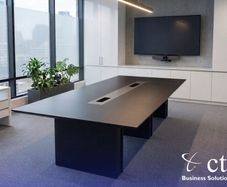 Parnell Anthracite 3.2mtr Boardroom Tables - NEW
