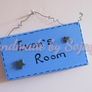 PERSONALISED Name Bedroom Door Plaque Sign Boys / Girls Image 2