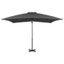 Cantilever Umbrella with Aluminium Pole Anthracite 250x250 cm Image 2