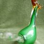 Vintage Whimsical Duck/Roadrunner/Bird Figurine Hand Blown Murano Glass Art Image 4