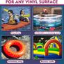 Repair Kit Waterproof, Salt, Hot Water and UV Resistant Hot Tub Puncture Repair Kit, Inflatable Repair Kit Repairs a Variety of Inflatables Including Hot Tubs, Inflatable Spa Pools Image 3