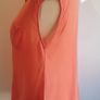 French Connection Womens Peach T Shirt Top Sleeveless New With Tags Size M CAN POST Image 3