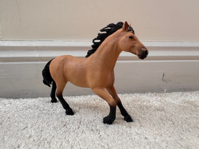 Schleich Horses Horse Club Quarter Horse Stallion 13853 approx. 10 cm. Used Please see photos